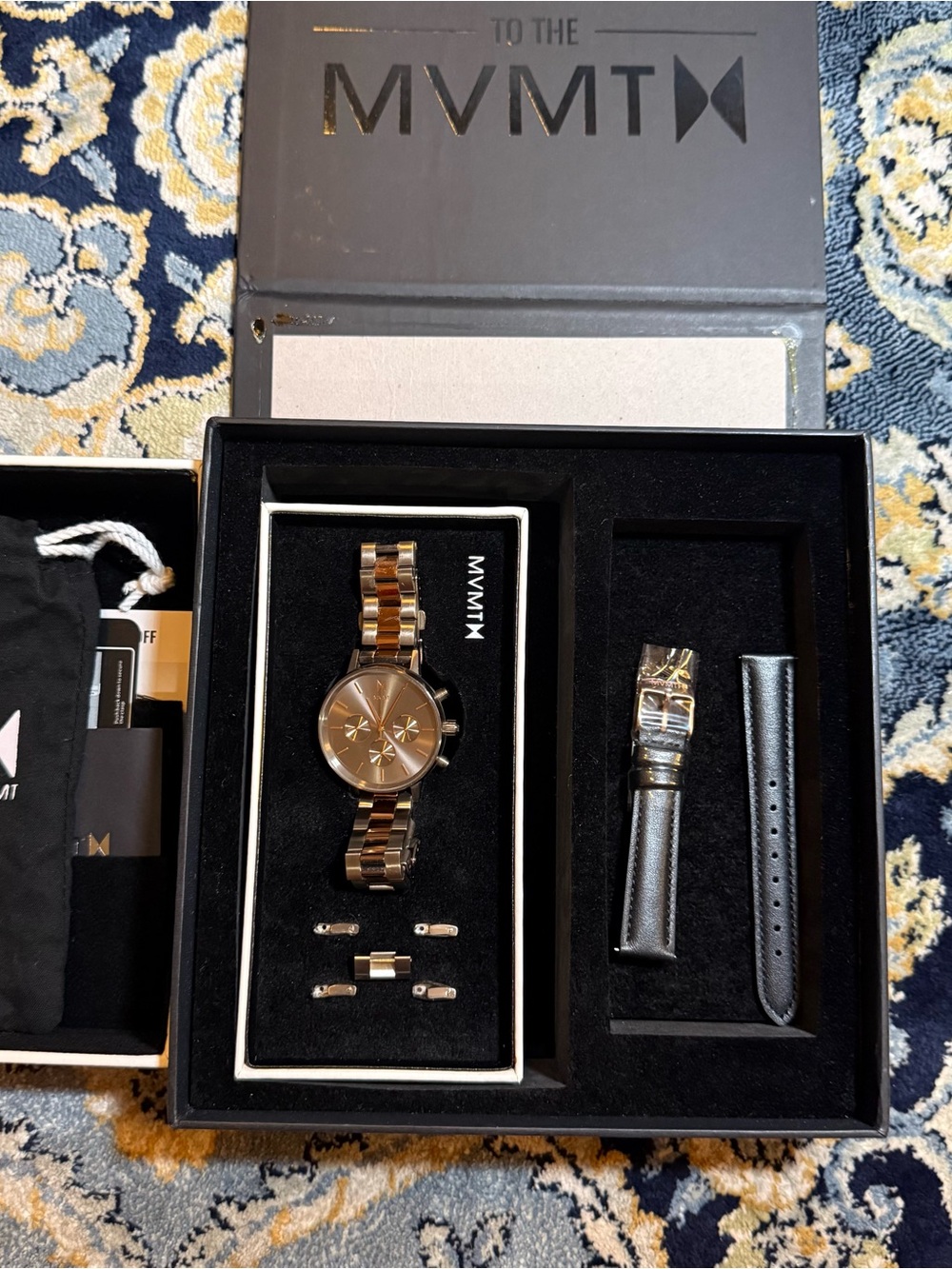 MVMT Women's Nova Orion Titanium & Rose Gold-Tone Stainless Steel Watch